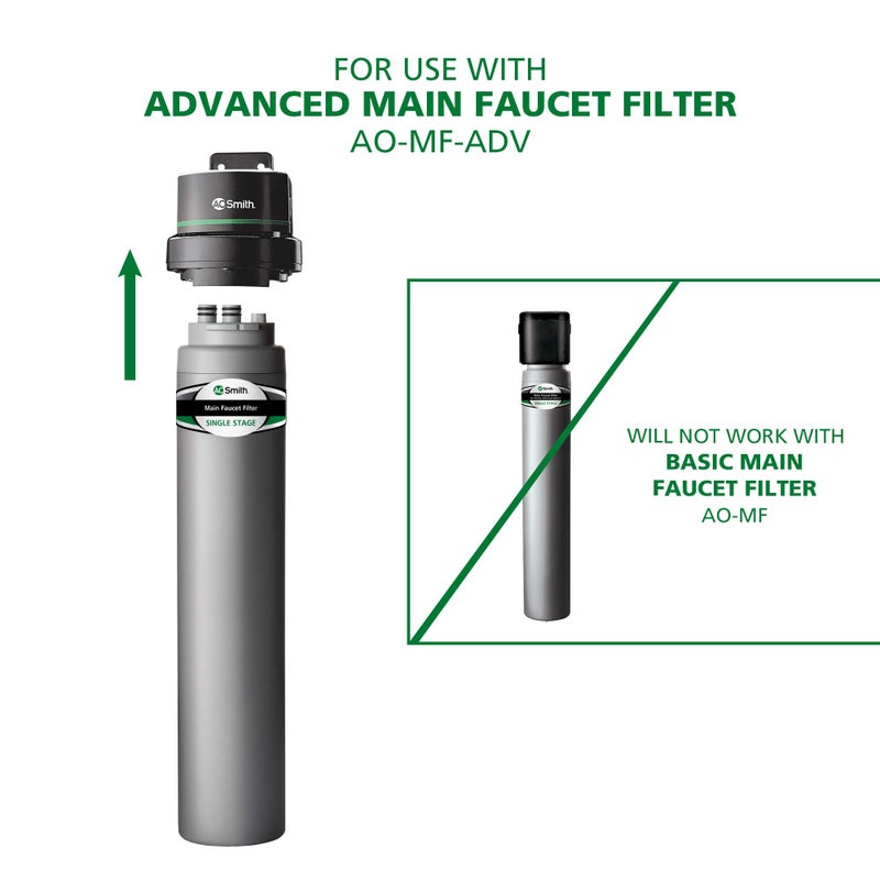 AO Smith Advanced Direct Connect Under Sink Replacement Filter for AO-MF-ADV System - Claryum Filtration Reduces Up To 99% of 78 Harmful Contaminants - AO-MF-ADV-R - Image 2
